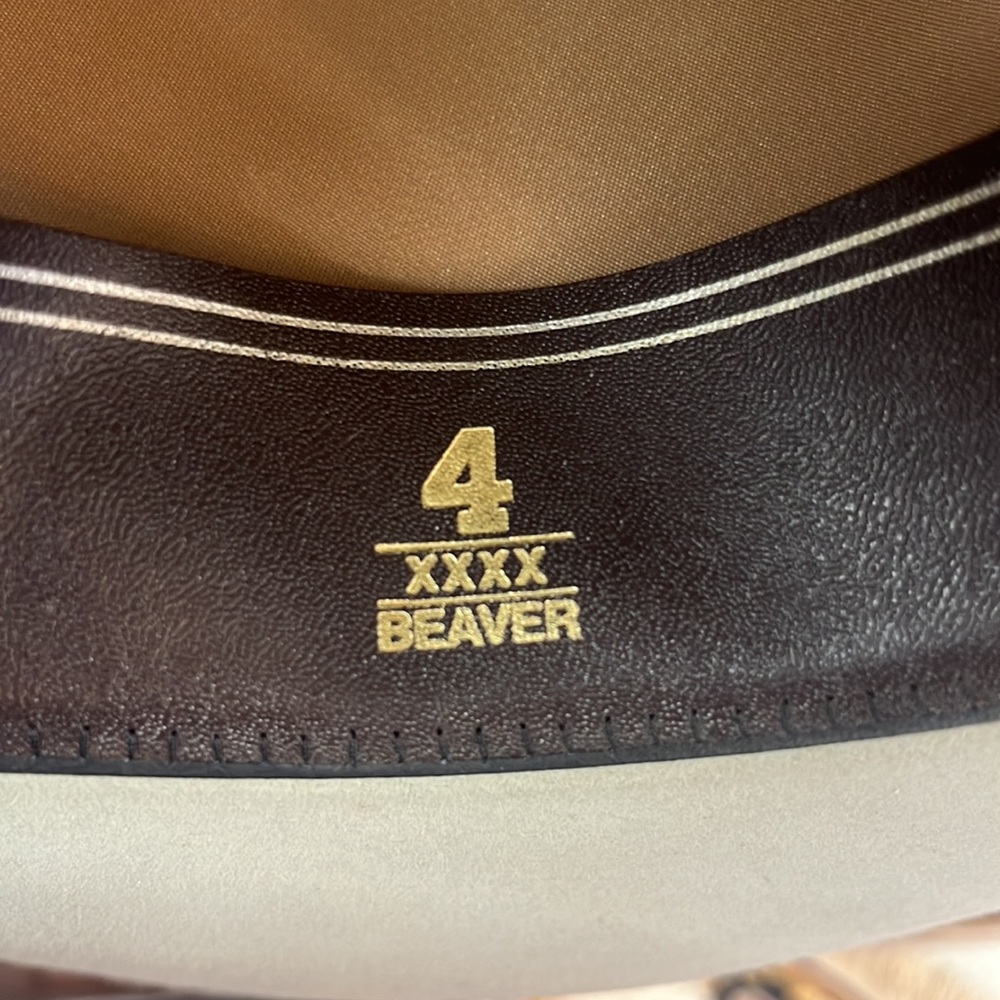 Vintage Resistol Beaver Felt Silver Belly Cowboy Hat - Picture 6 of 10